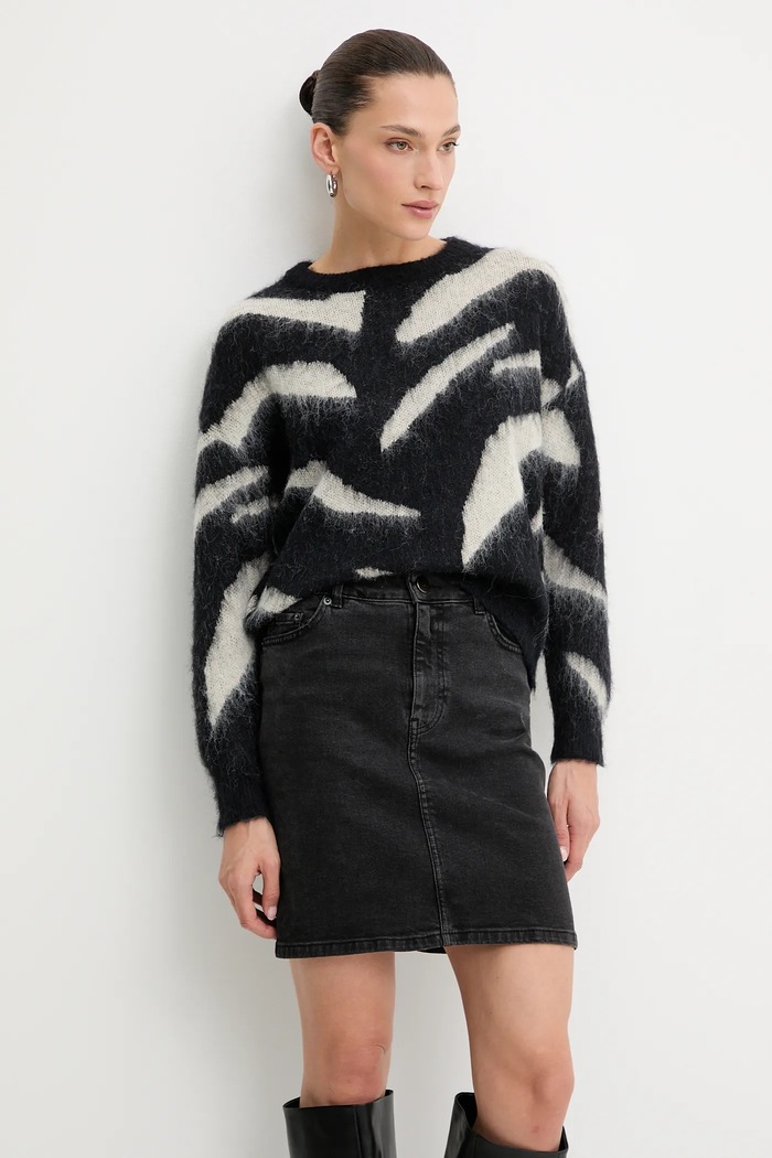 Answear Lab pulover de lana Answear.LAB ml2339.80.ilk negru