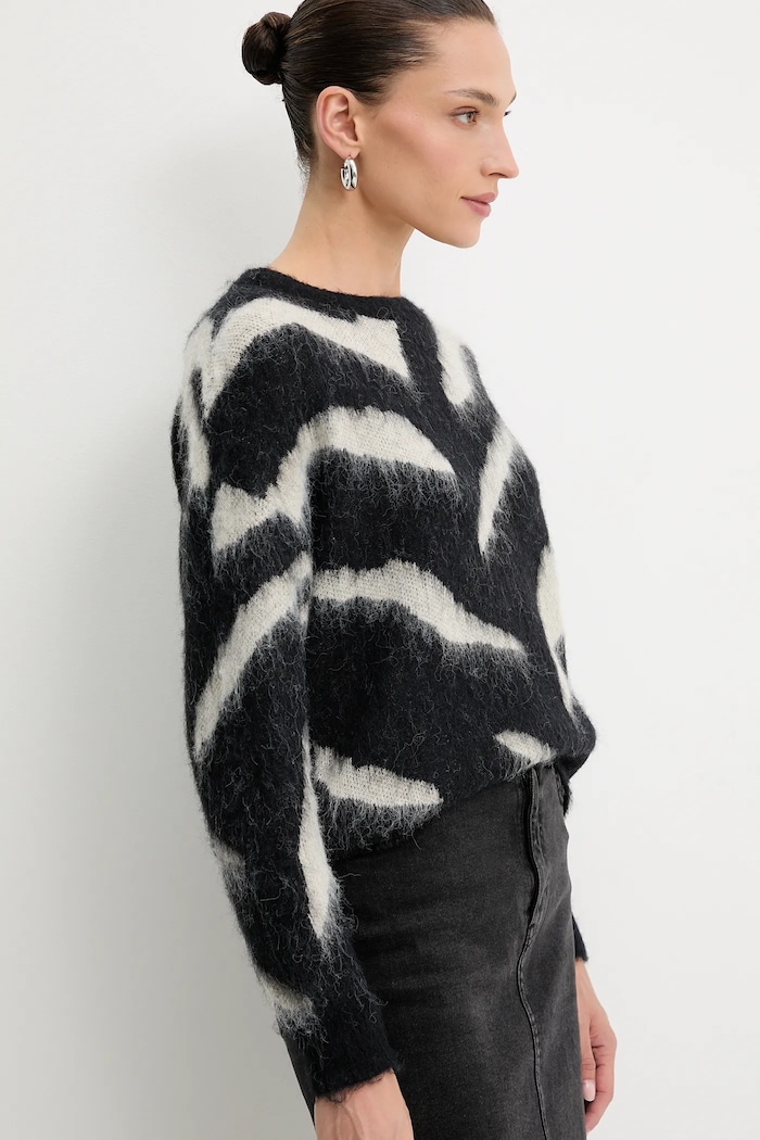 Answear Lab pulover de lana Answear.LAB negru ml2339.80.ilk