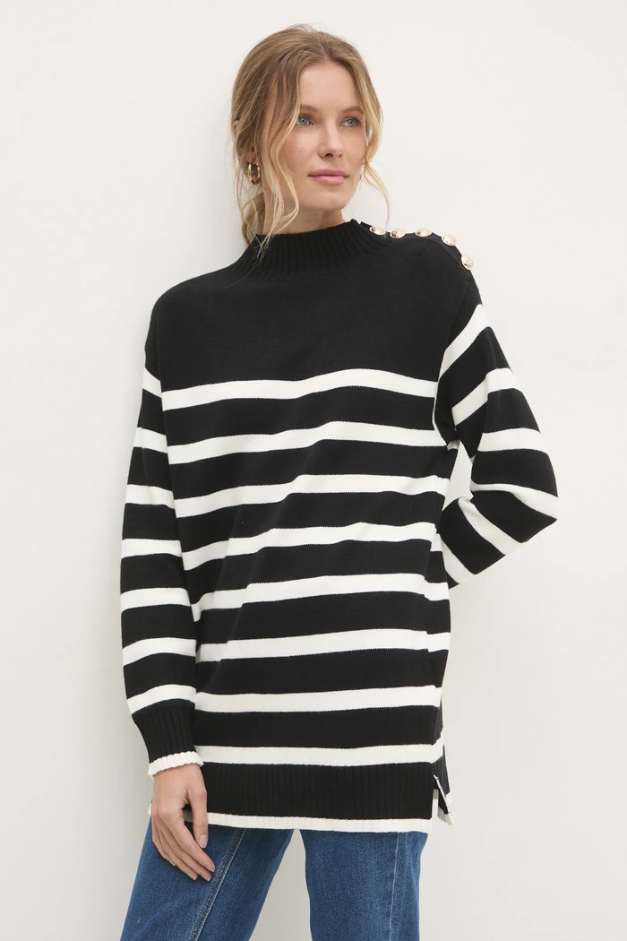 Answear.LAB sweter czarny DT59540.hms