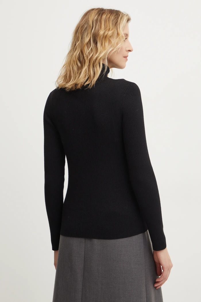 Odzież Answear.LAB sweter z domieszką wełny merino 8802.fos czarny
