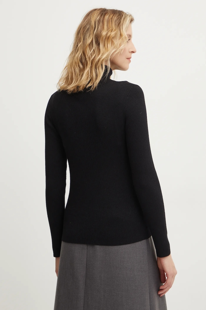 Odzież Answear.LAB sweter z domieszką wełny merino 8802.fos czarny