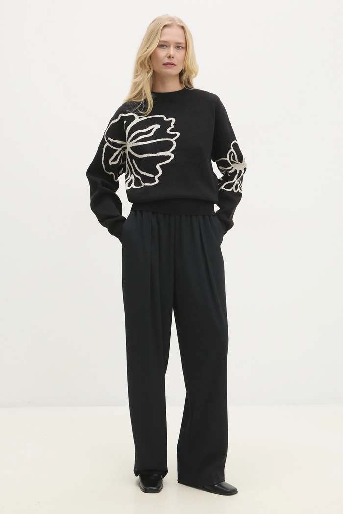 Answear.LAB sweter 8410501.hos czarny WW25
