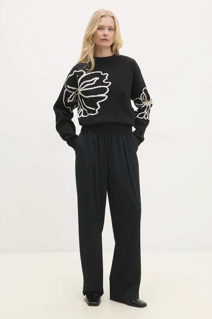 Answear.LAB sweter 8410501.hos czarny WW25