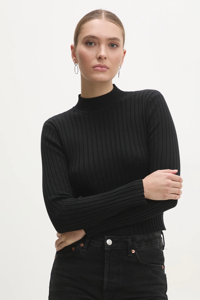 Answear.LAB sweter pozostałe czarny 6601.hms