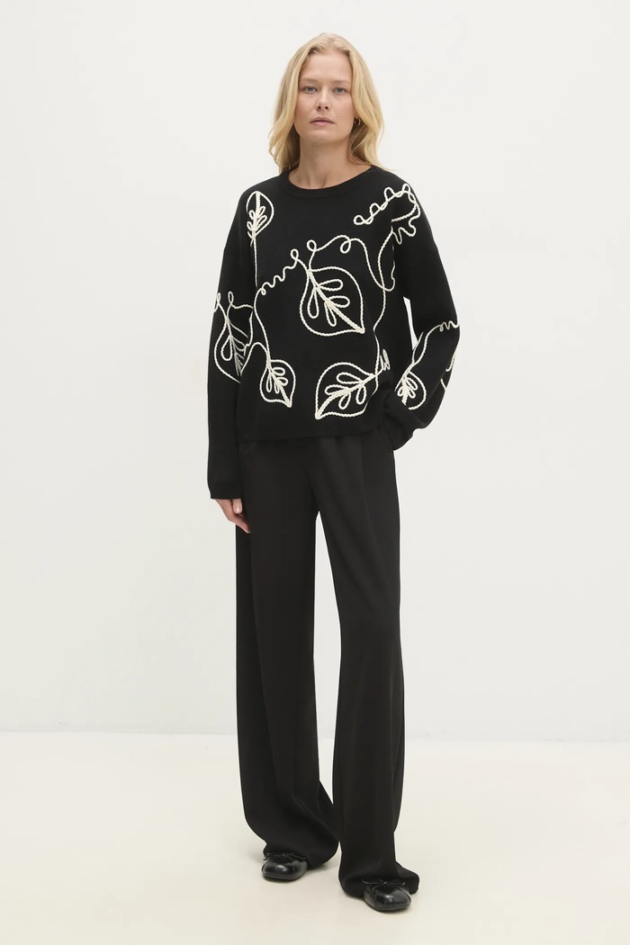 Answear.LAB sweter 7041.hos czarny WW25