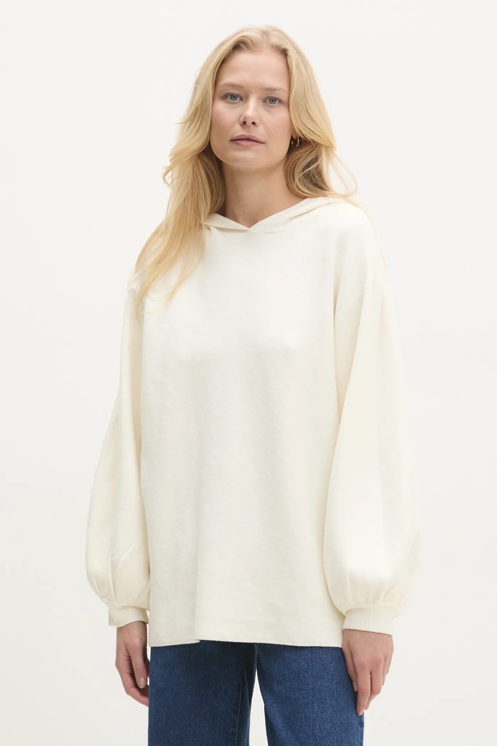 Pulover Answear.LAB okrugli bež W2098.HKK