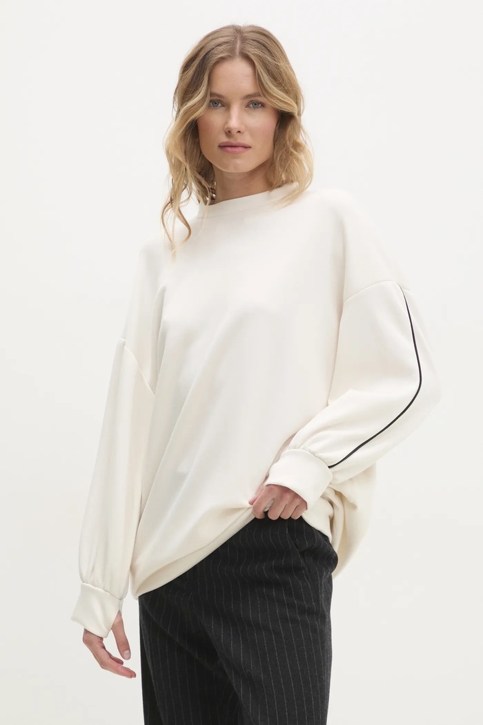 Dukserica Answear.LAB s elastinom bež 92753.ILK