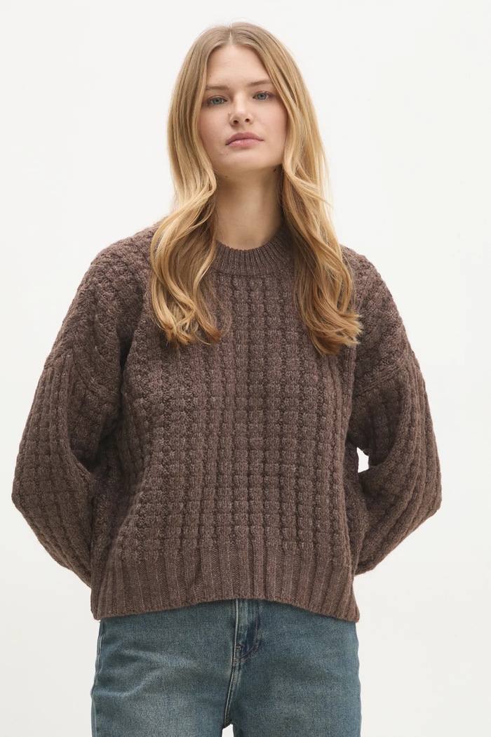 Answear.LAB maglione in misto lana misto lana marrone 204..TOS