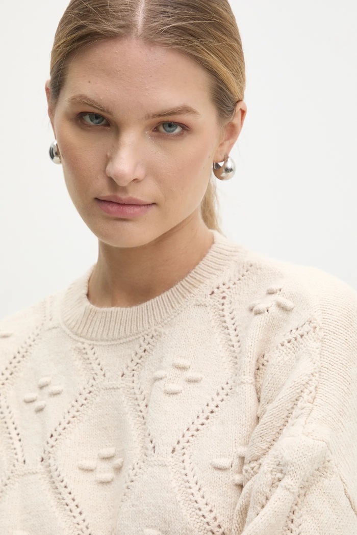 Answear Lab pulover de lana bej 235.tos