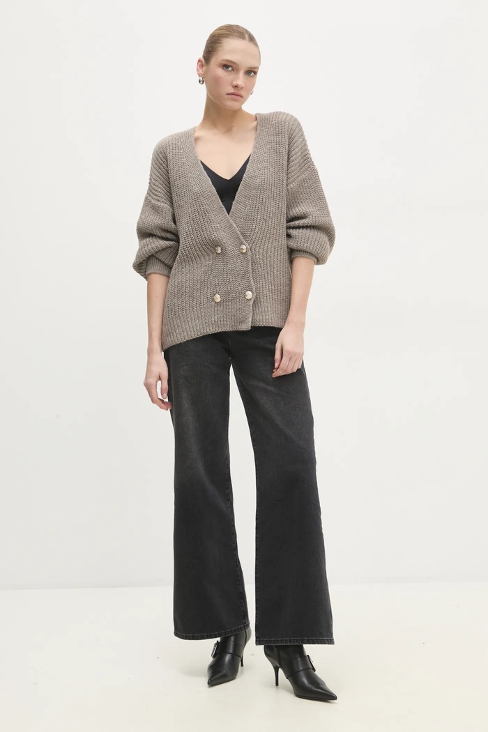 Answear Lab pulover de lana 8927.ilk bej WW25