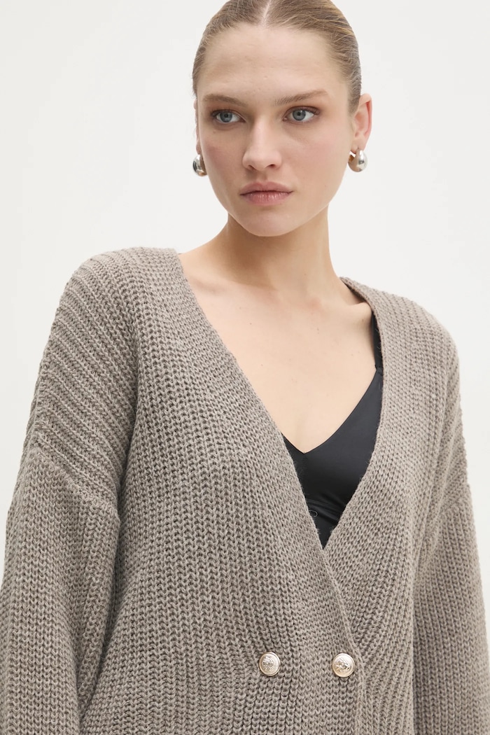 Answear Lab pulover de lana bej 8927.ilk