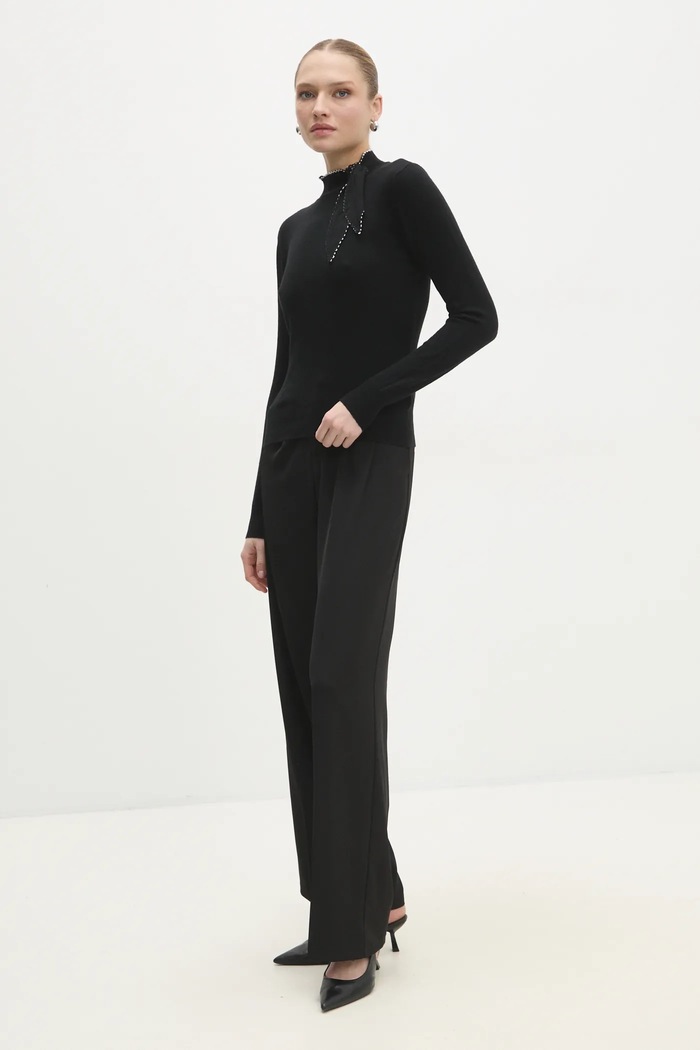 Answear.LAB sweter 3471.ilk czarny WW25