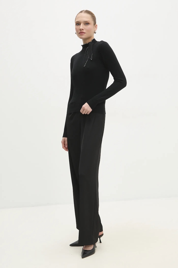Answear.LAB sweter 3471.ilk czarny WW25