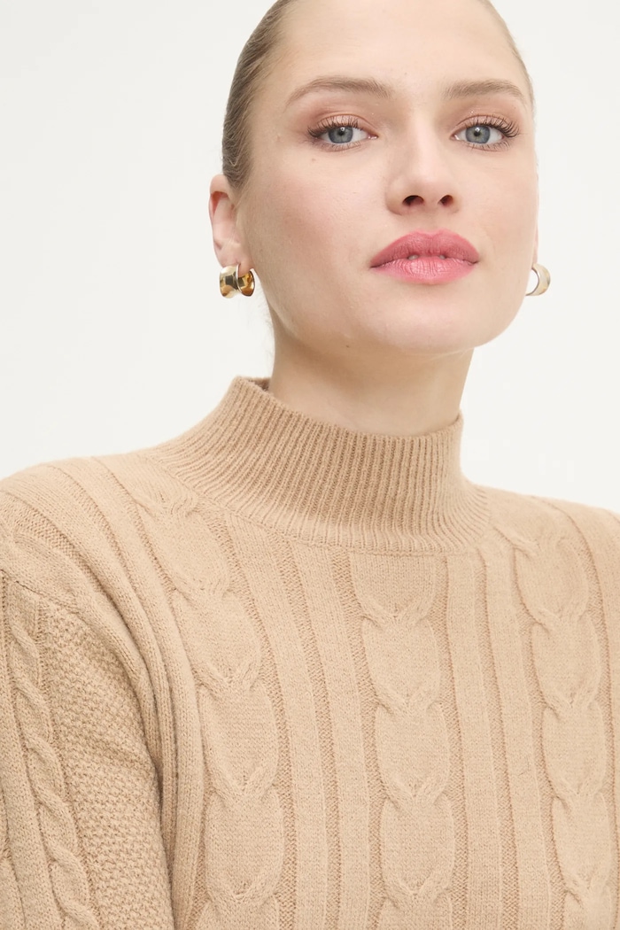 Answear.LAB sweter brązowy 8295.fos
