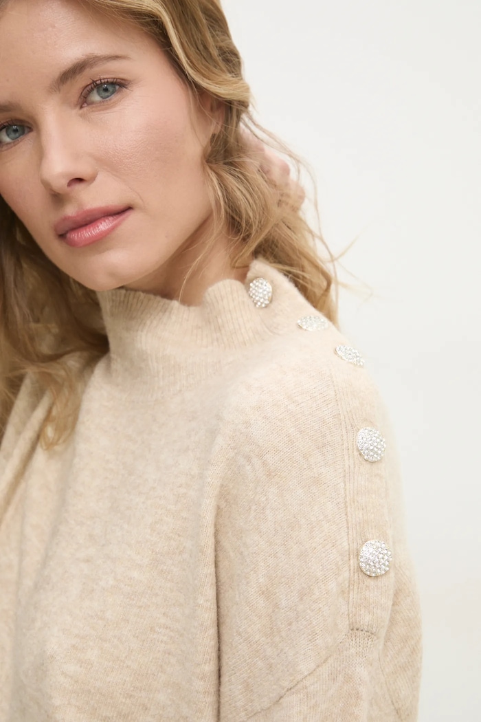 Answear Lab pulover de lana DL368.hos bej