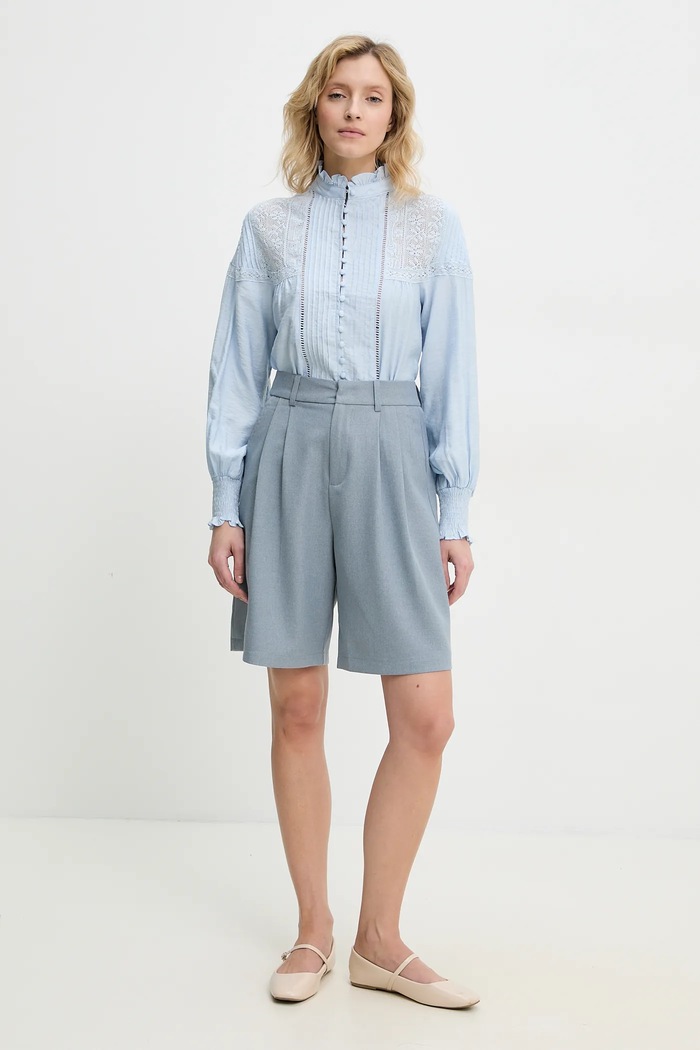 Answear Lab pantaloni scurti 68811.hms albastru WW25
