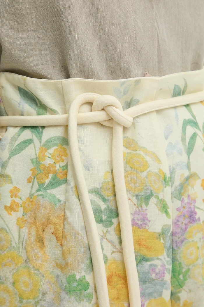 Answear Lab pantaloni scurti galben 3089.iak