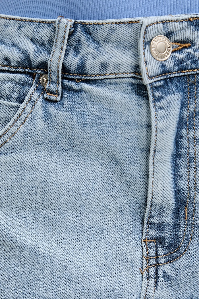 Answear.LAB spódnicospodnie jeansowe niebieski KM3341.hos