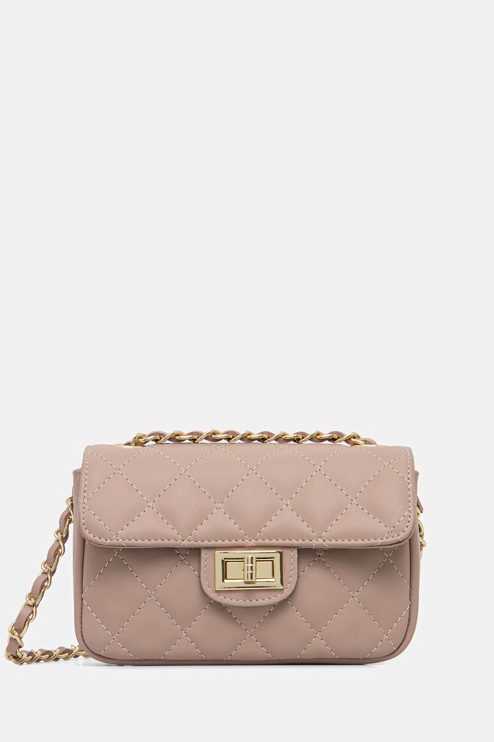 Answear.LAB geantă crossbody pentru femei din piele roz 833.ILK