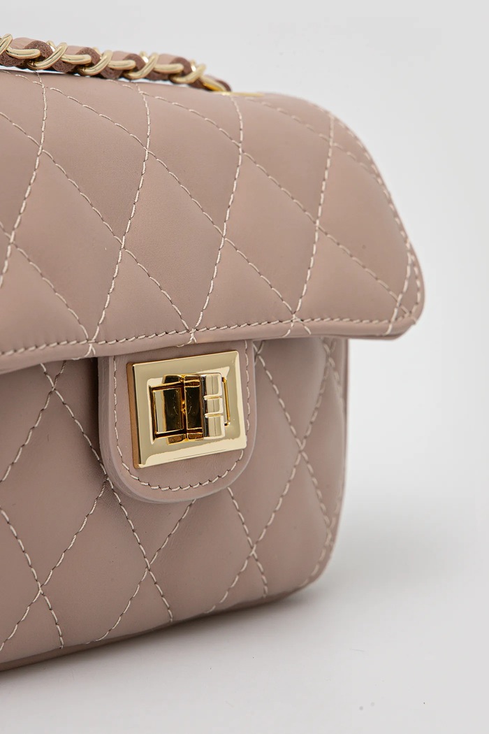 Answear.LAB geantă crossbody pentru femei din piele roz 833.ILK
