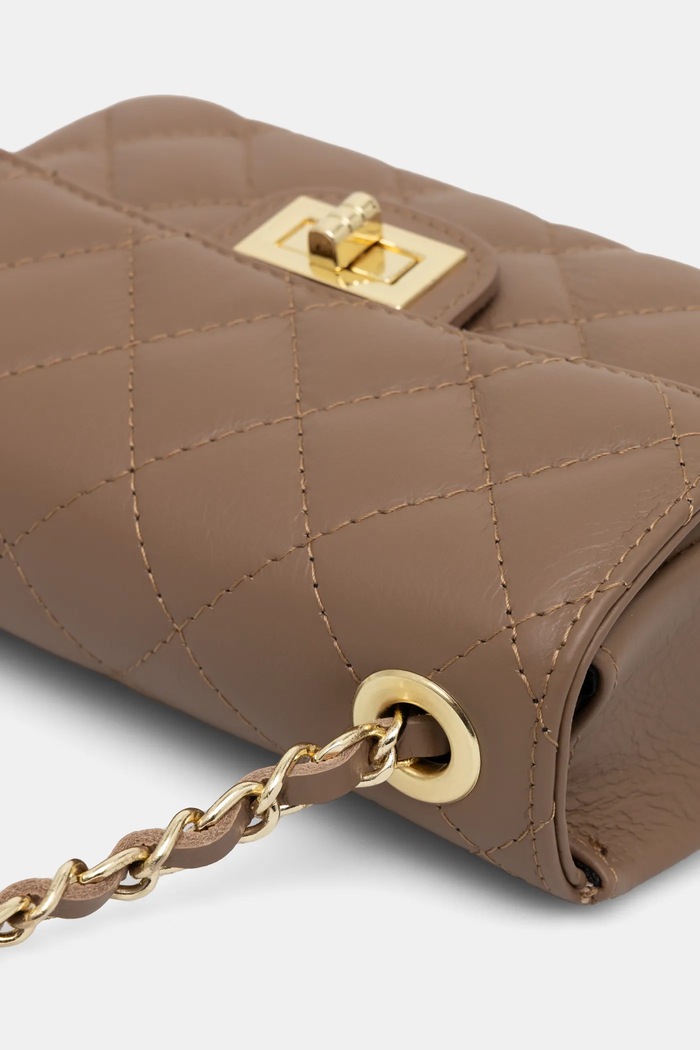 Geantă crossbody pentru femei din piele Answear.LAB 833.ILK bej