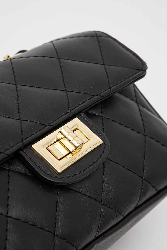Geantă crossbody pentru femei din piele Answear.LAB 833.ILK negru