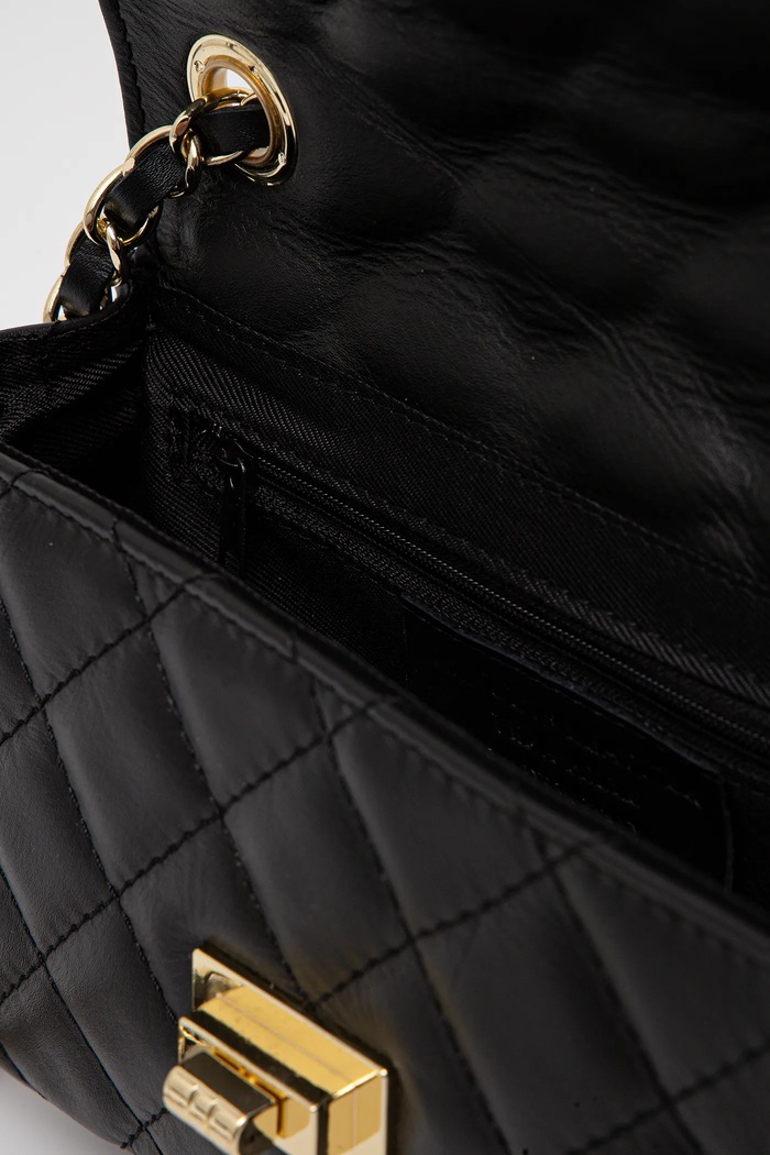 Geantă crossbody pentru femei din piele Answear.LAB negru 833.ILK