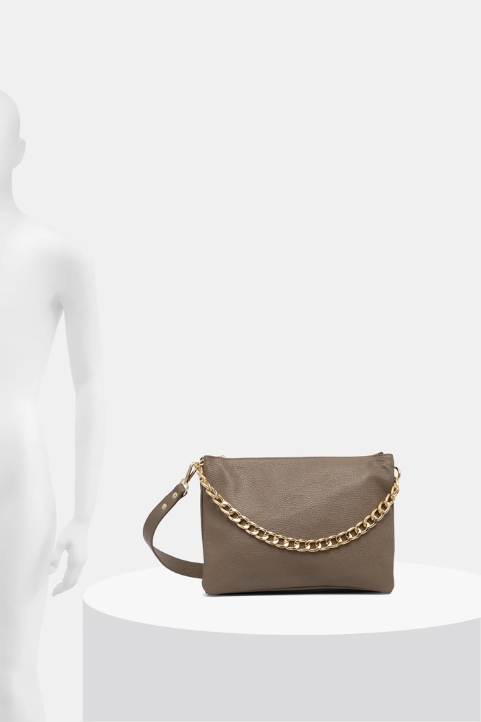 Answear Lab poseta de piele 834.ilk maro