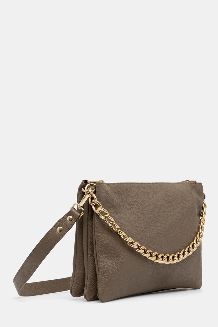 Answear Lab poseta de piele 834.ilk maro WW25