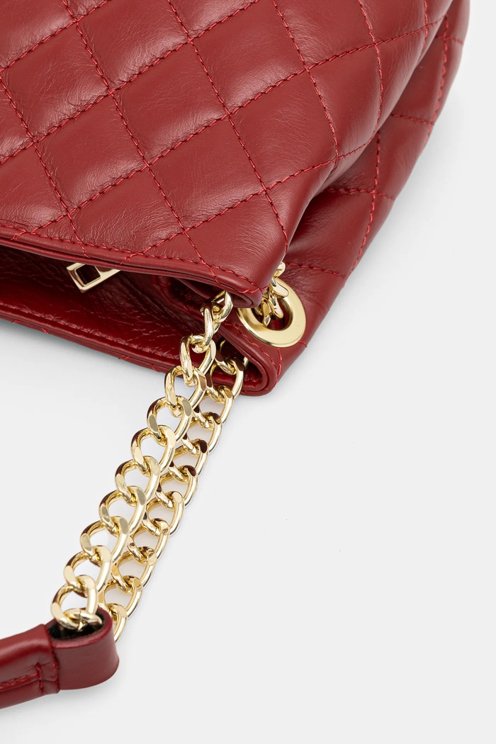 Answear Lab poseta de piele rosu 866.ilk