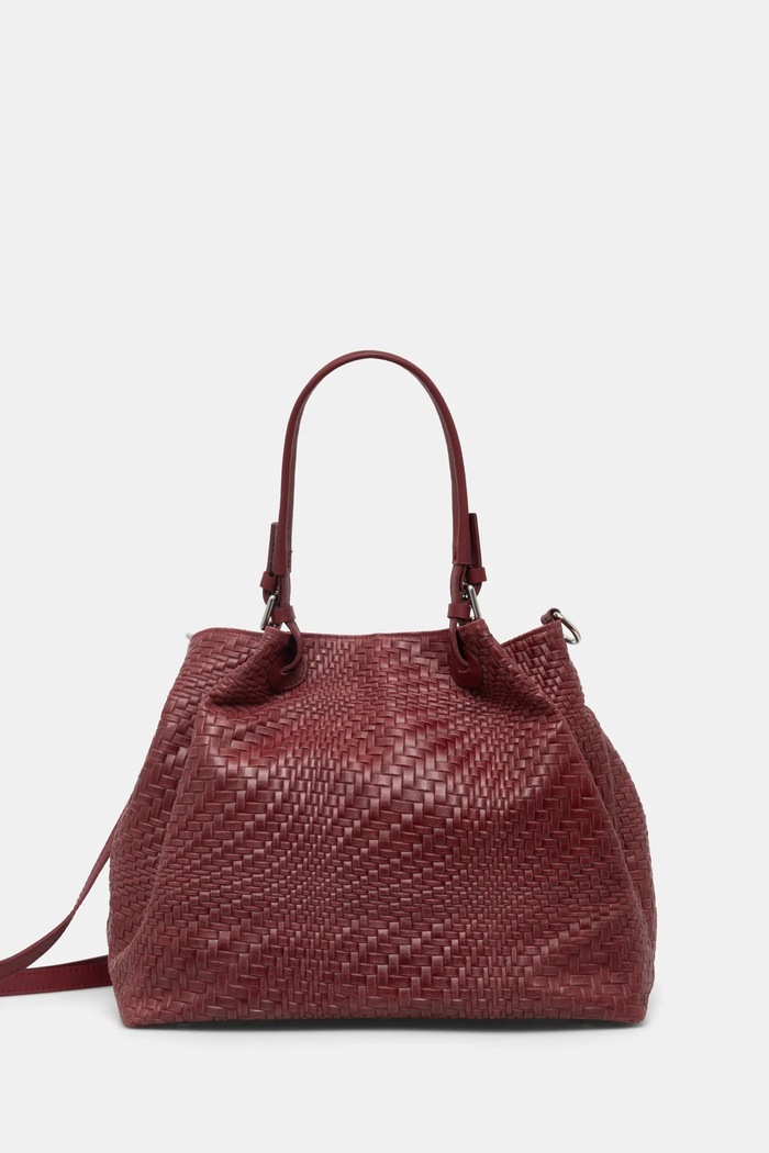 Answear Lab poseta de piele uni rosu 1079.ios