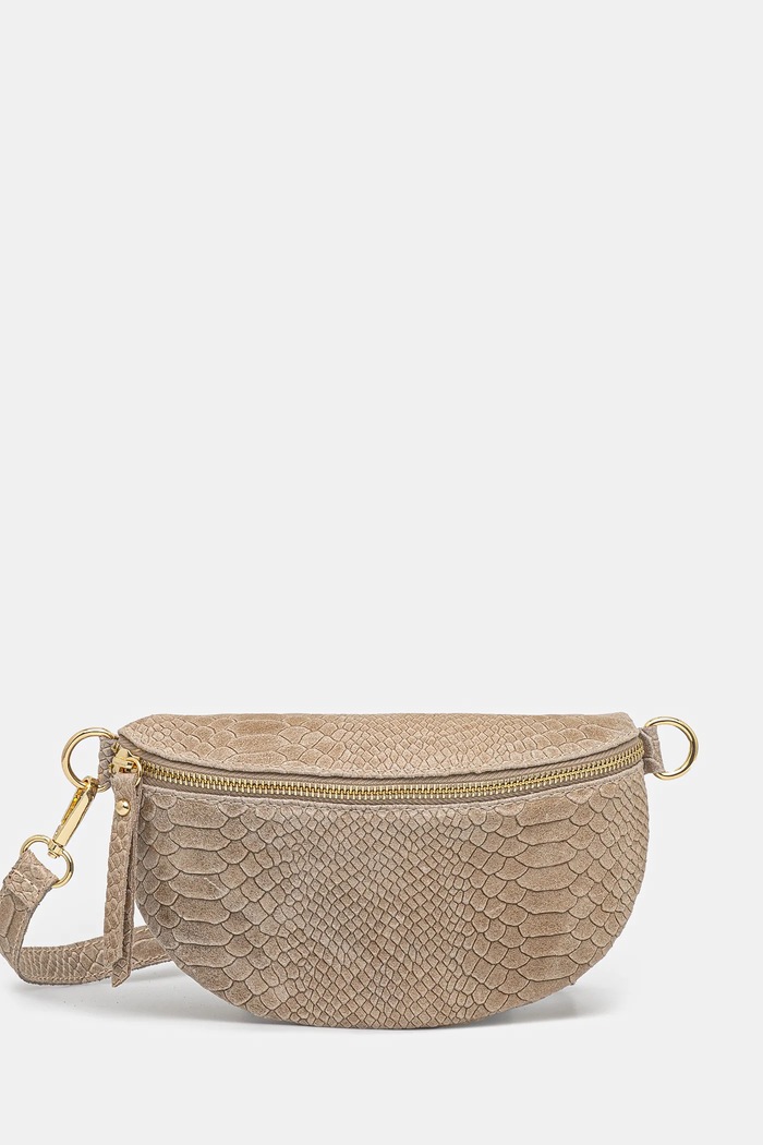 Answear Lab borseta de piele uni bej 565.hms