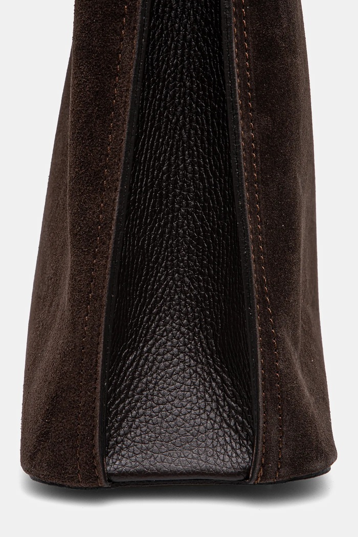 Τσάντα σουέτ Answear.LAB καφέ tove7