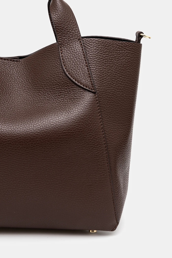 Answear Lab poseta de piele Answear.LAB 0434.FLK maro