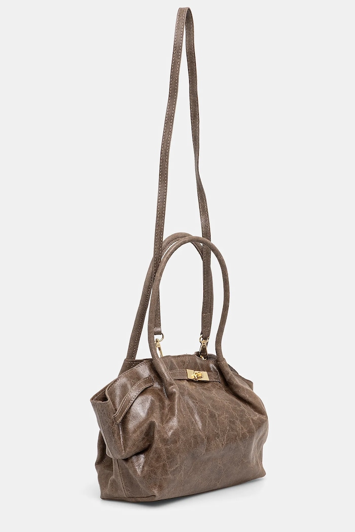 Answear Lab poseta de piele 0443.fos maro WW25