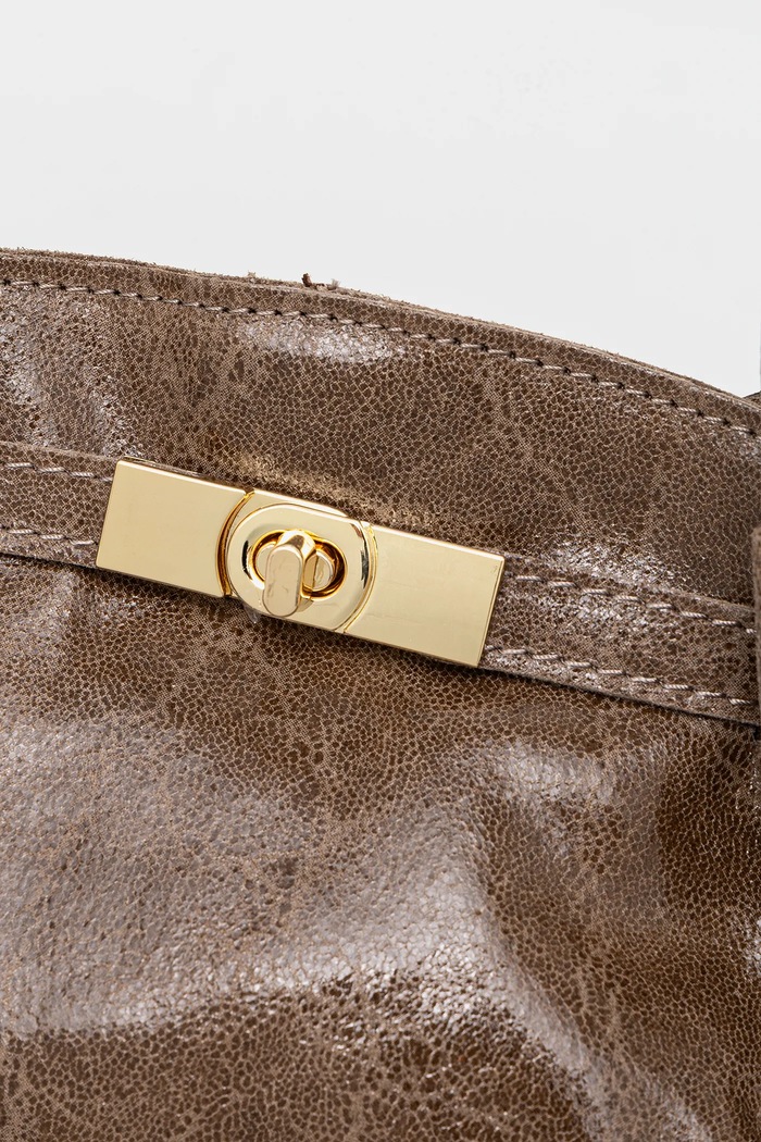 Answear Lab poseta de piele maro 0443.fos