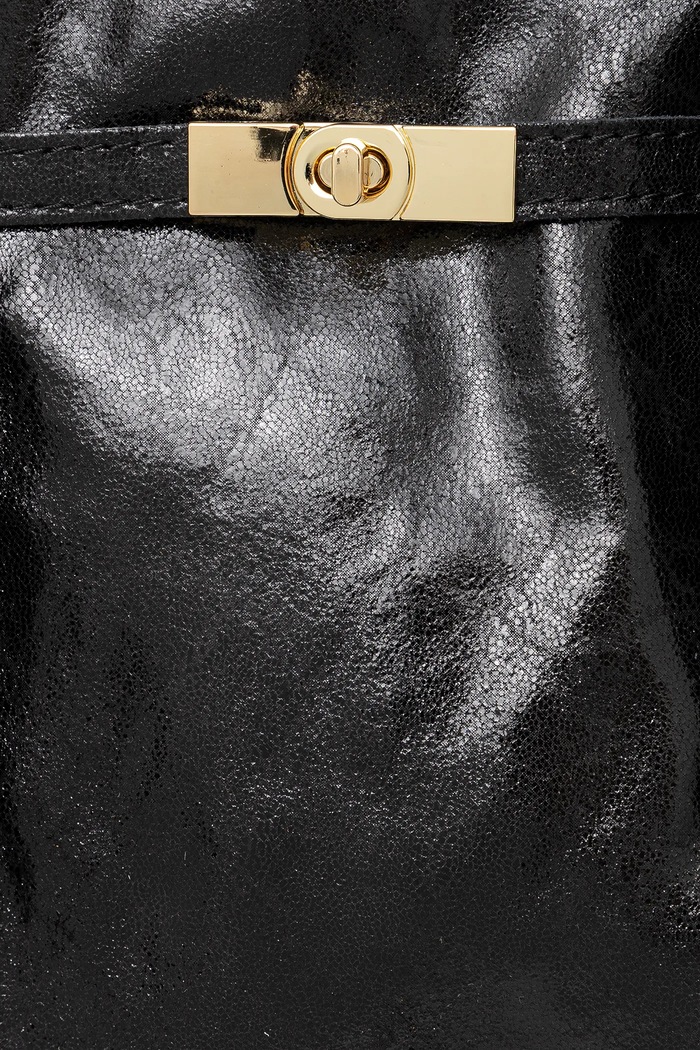 Answear Lab poseta de piele Answear.LAB 0443.fos negru