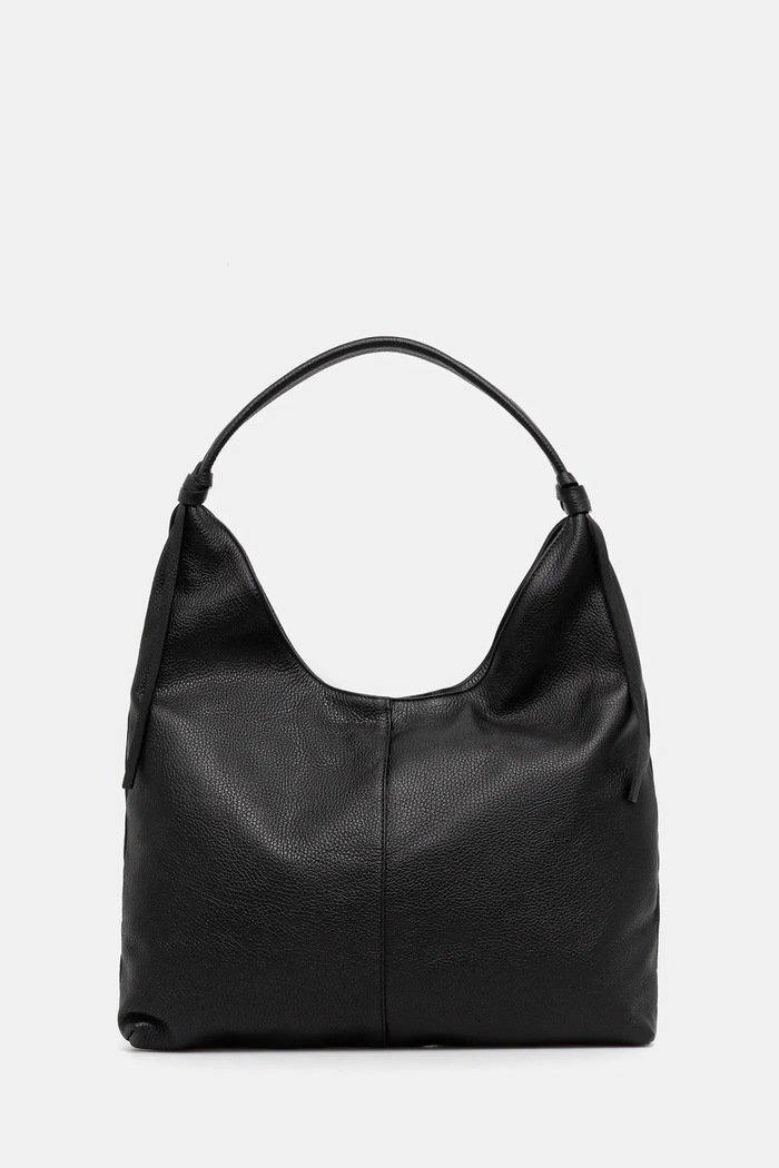Answear Lab poseta de piele uni negru t5