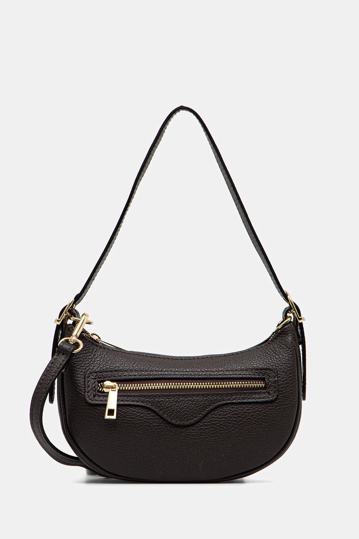 Answear.LAB borsa a mano in pelle pelle fiore marrone 1074.IKK