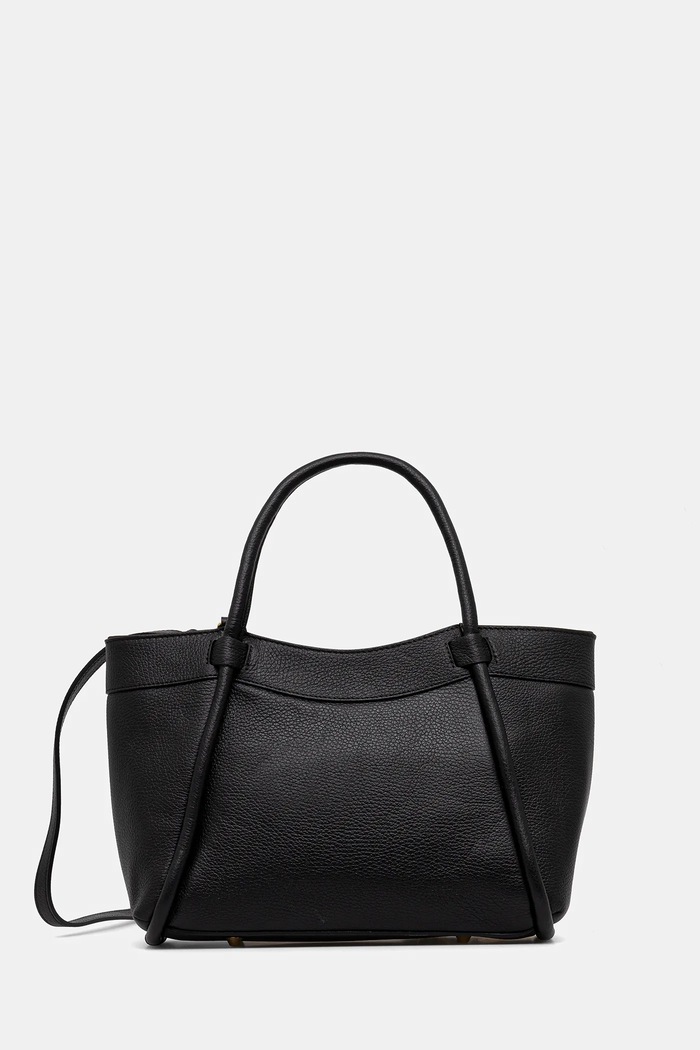 poseta de piele uni negru t2.1203.pjk