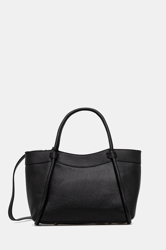 poseta de piele uni negru t2.1203.pjk