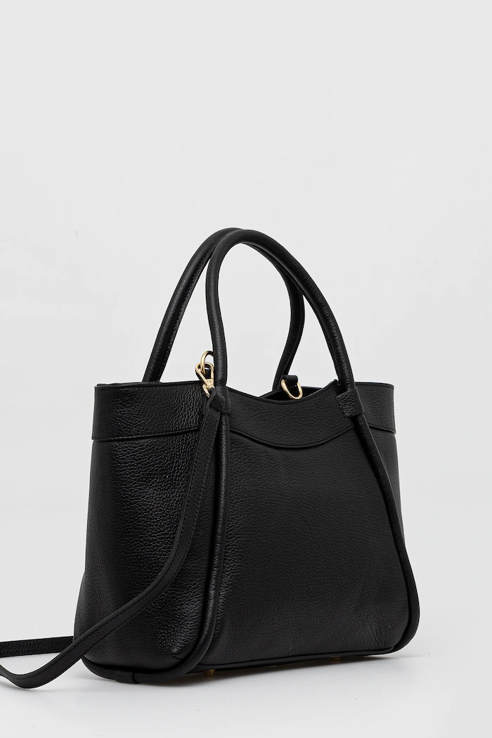 poseta de piele t2.1203.pjk negru WW25