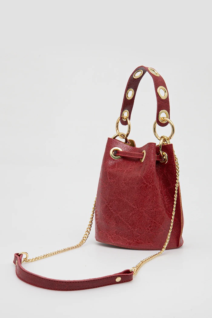 Accesorii Answear.LAB Answear Lab poseta de piele 1188.HWK rosu