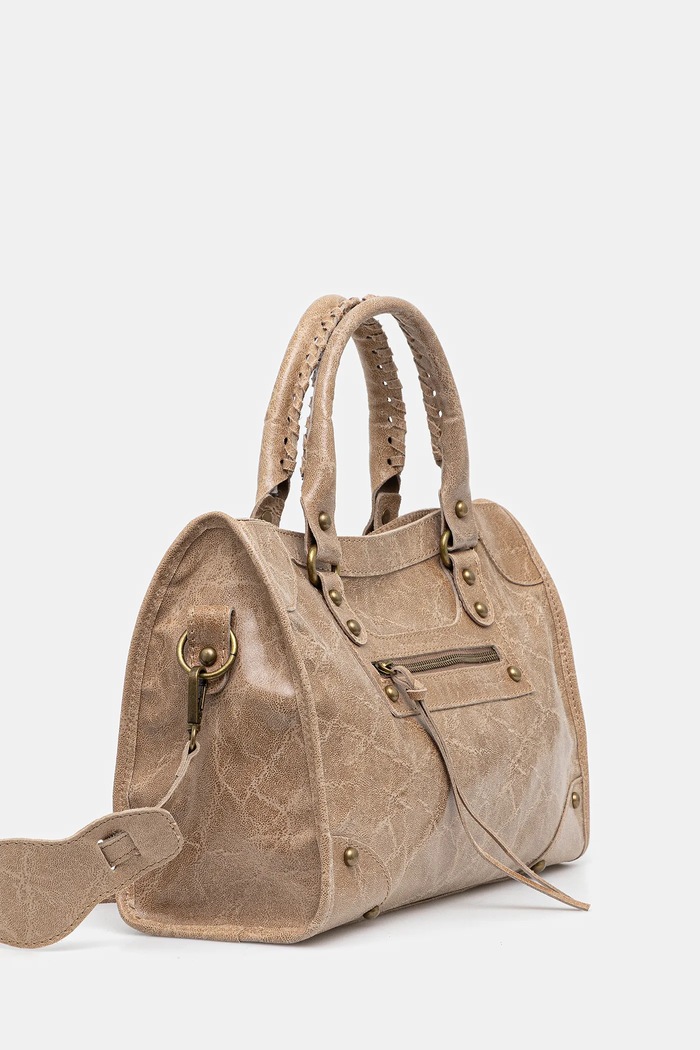 Answear Lab poseta de piele it0427.fos maro WW25