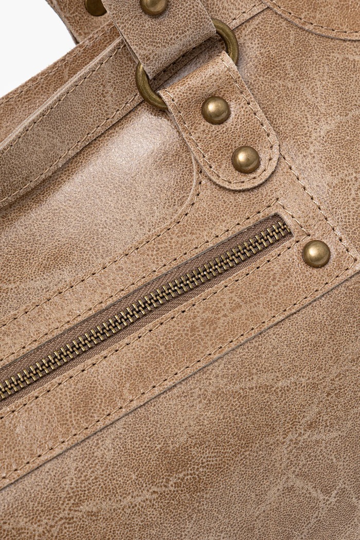 Answear Lab poseta de piele maro it0427.fos