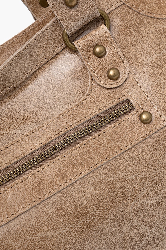 Answear Lab poseta de piele maro it0427.fos