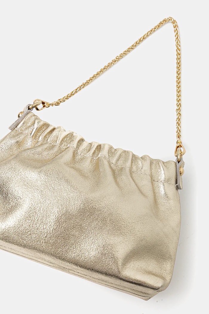 Accesorii Answear.LAB Answear Lab poseta de piele 0444a.fos aur