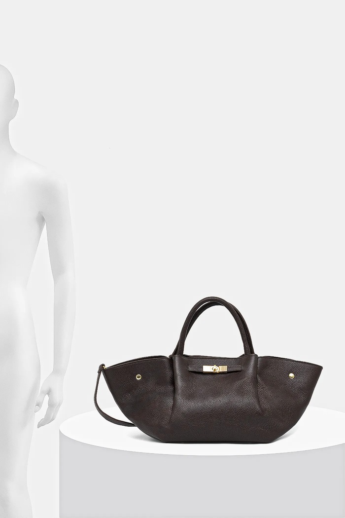 Answear Lab poseta de piele Answear.LAB 1088.iak maro