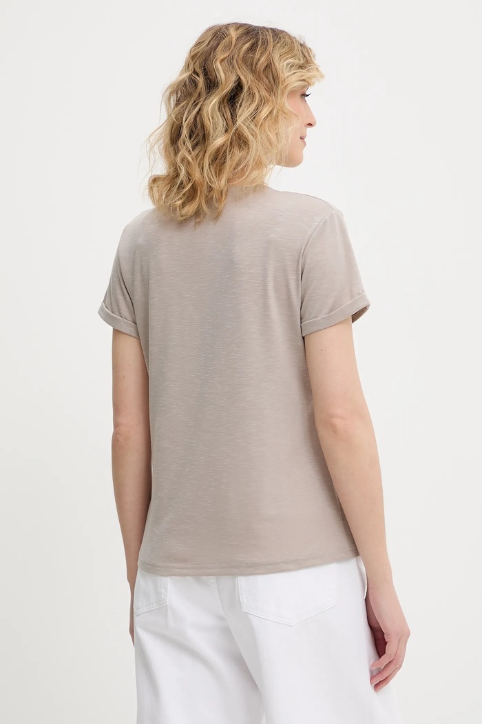 Îmbrăcăminte Answear.LAB Answear Lab tricou de in E24.72.FLK bej