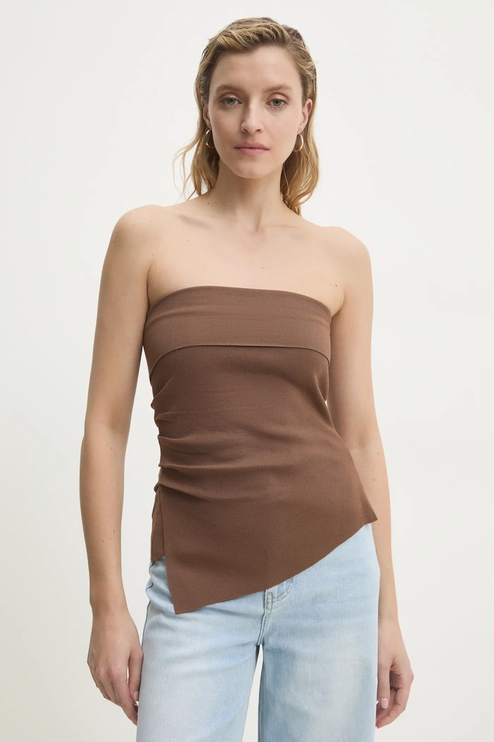 Top Answear.LAB slim hnedá 7592.fos